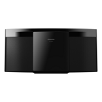 Panasonic SC-HC212 Home audio-microsysteem 20 W Zwart
