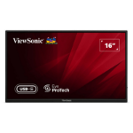 Viewsonic VA1650 16 inch USB-C Lightweight Portable IPS Monitor, Full HD, 60Hz, HDMI (v1.4), VESA, Built in Foldable Stand