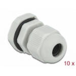 DeLOCK Cable Gland PG7 10 pieces grey
