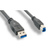 Axiom USB3ABMM06-AX USB cable USB 3.2 Gen 1 (3.1 Gen 1) 70.9" (1.8 m) USB A USB B Black