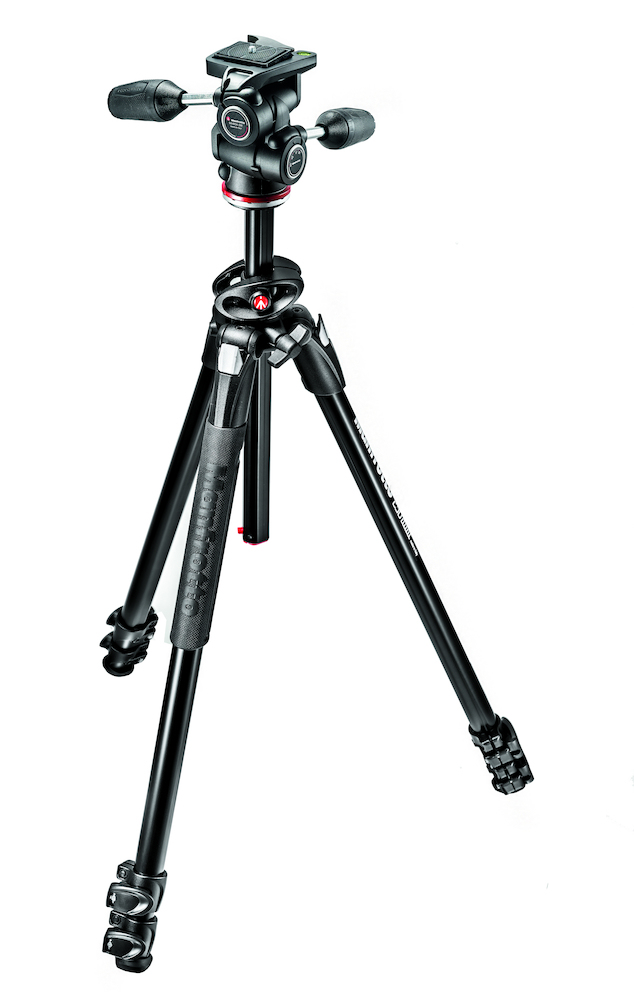 Manfrotto MK290DUA3-3W Tripod Digital/film Cameras 3 leg(s) Black