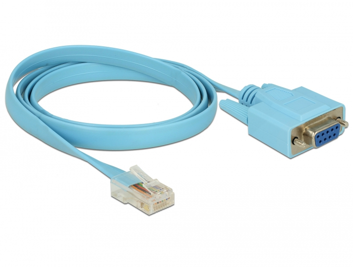 Image of DeLOCK 63341 serial cable Blue 1 m DB-9