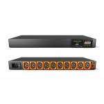 Vertiv UI10016L power distribution unit (PDU) 10 AC outlet(s) 1U Black
