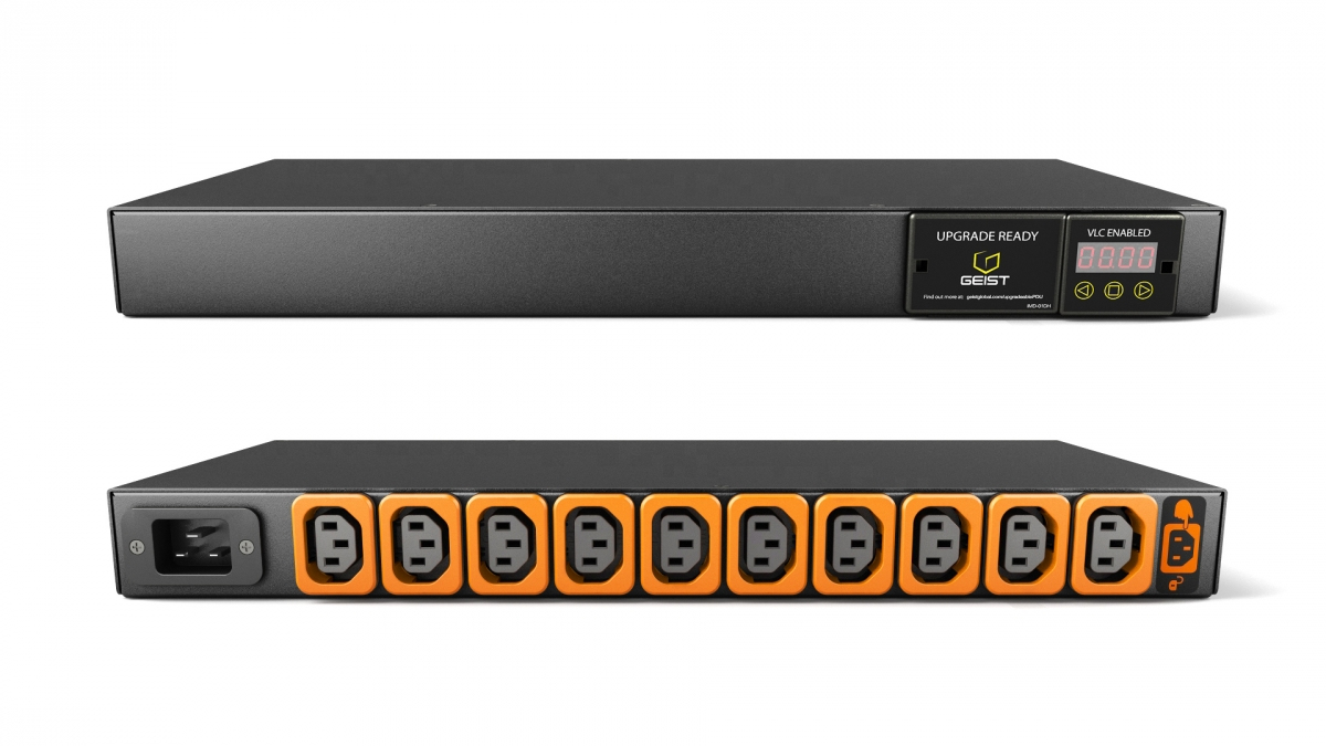 Vertiv UI10016L Upgradeable Basic 10-Outlet 230V 16A Rack PDU