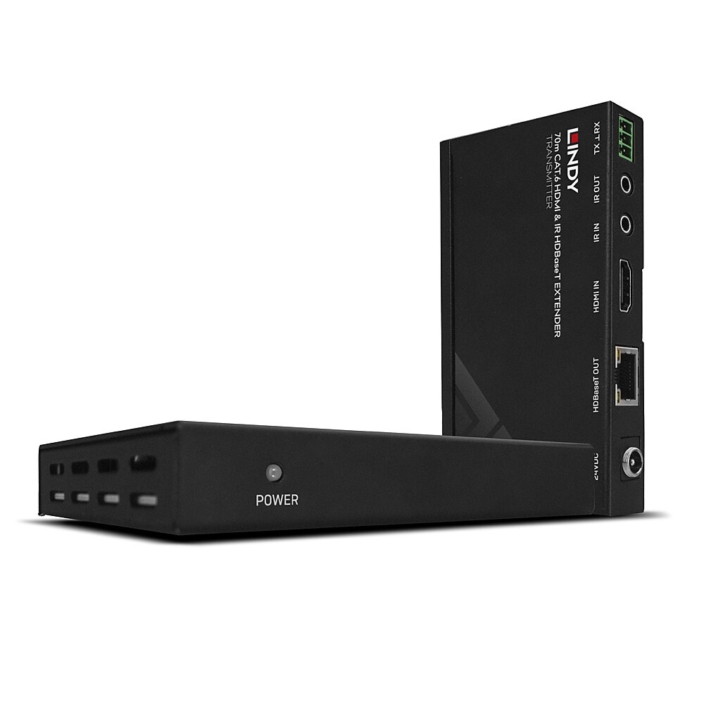 Image of Lindy 70m C6 HDBaseT HDMI & IR Extender with PoC
