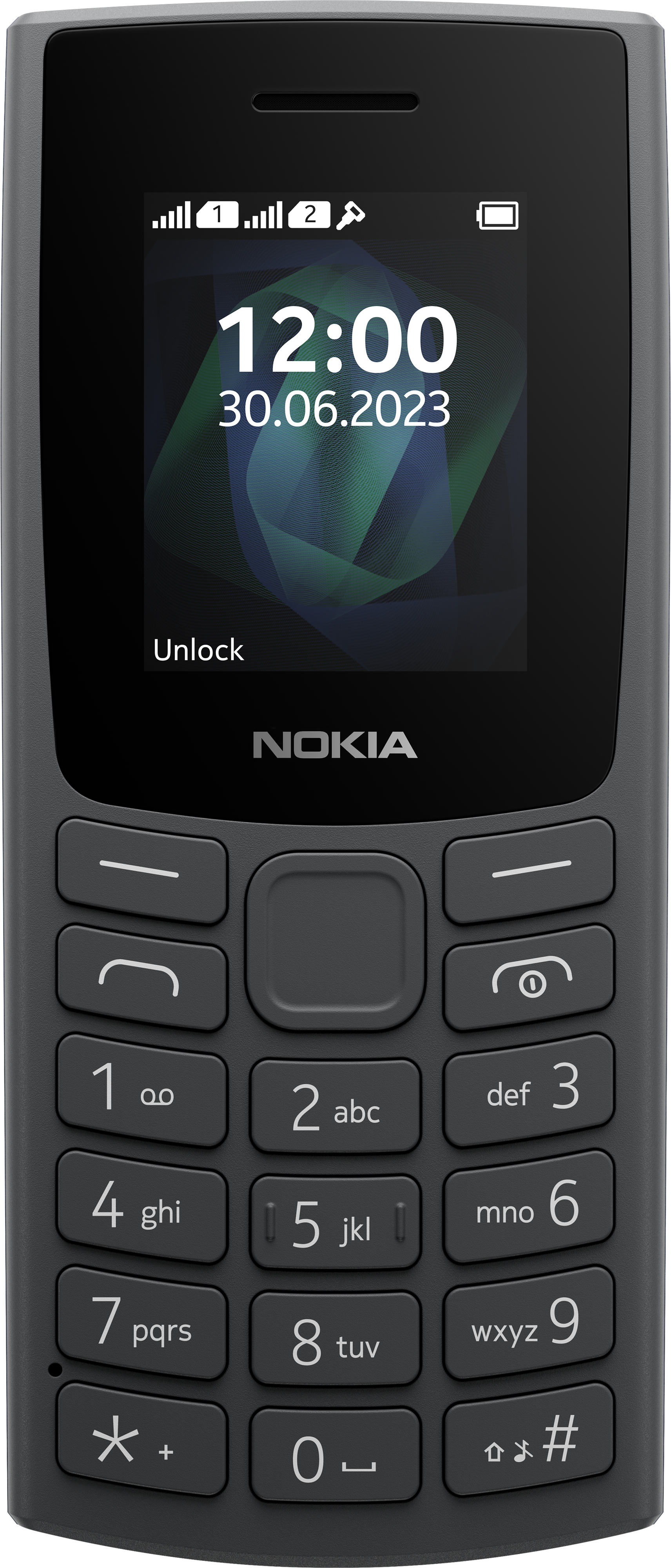 Image of Nokia 105 4.57 cm (1.8") 78.7 g Charcoal Feature phone