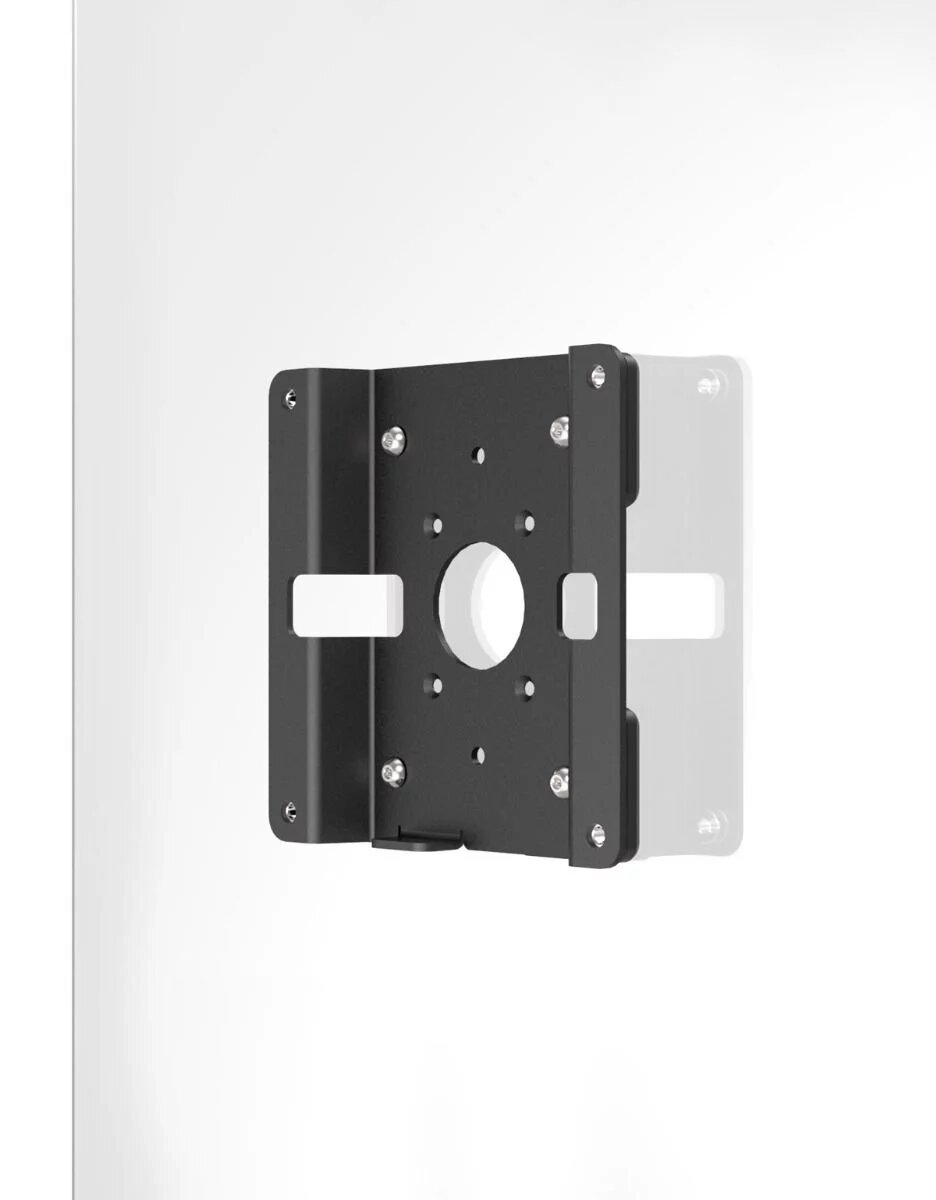 Image of Compulocks VESA Glass Mount Bracket with Security Slot Black