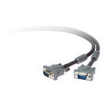 Techlink VGA M/F 2m VGA cable VGA (D-Sub) Grey