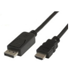 Microconnect DP-HDMI-500 video cable adapter 5 m DisplayPort Black