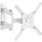 ONKRON Tilting and swiveling TV bracket for 32"-65" max 77 lbs, white