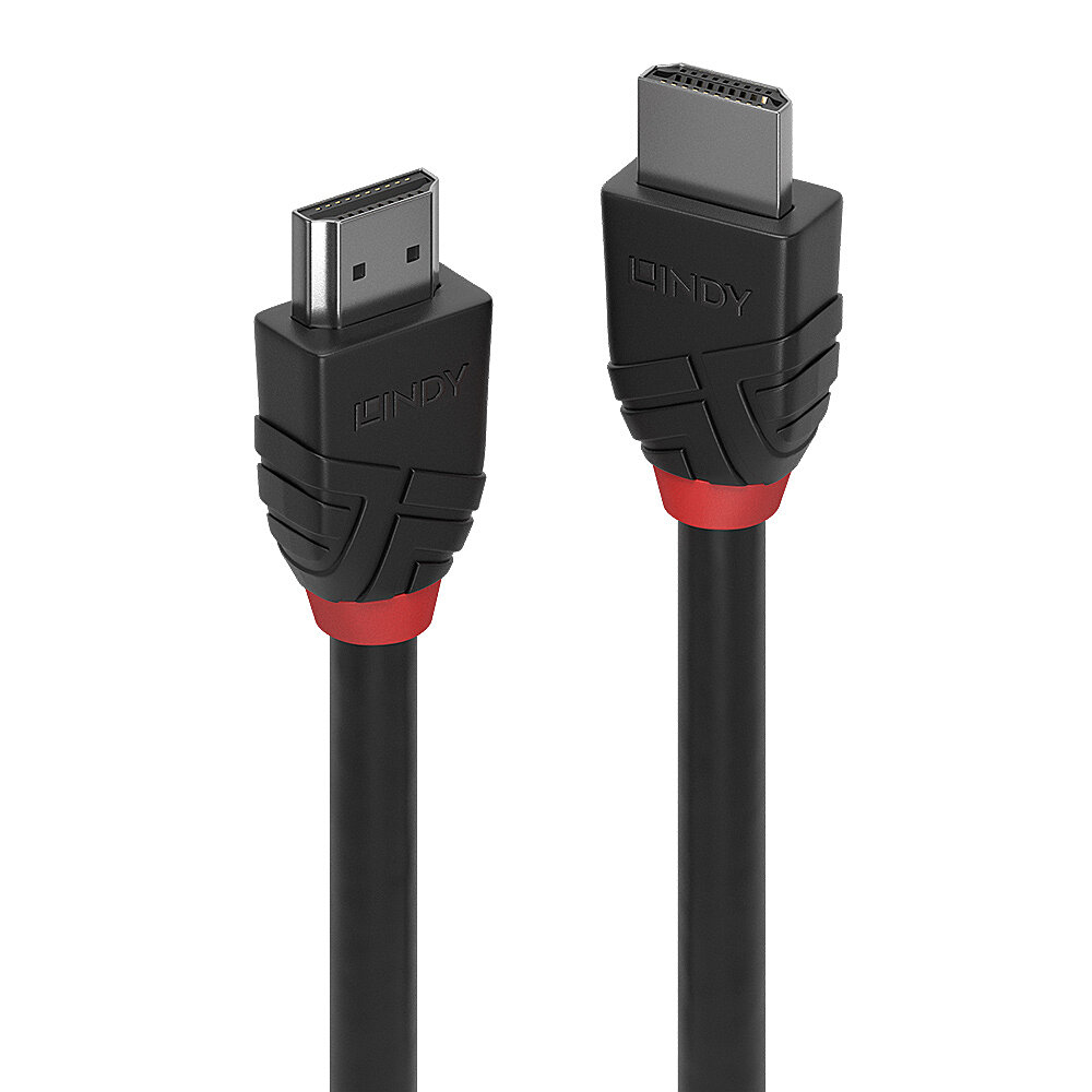 Photos - Cable (video, audio, USB) Lindy 3m 8K60hz HDMI Cable, Black Line 36773 