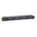 Equip 24-Port Cat.6 Shielded Patch Panel, Black