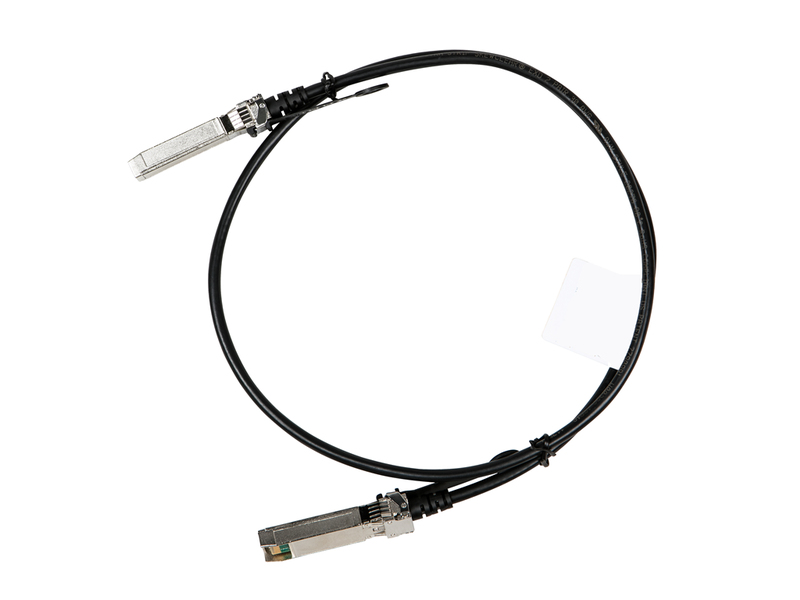 Photos - Cable (video, audio, USB) HP HPE JL487A InfiniBand/fibre optic cable 0.65 m SFP28 Black 
