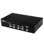 StarTech.com StarView 4-Port DVI USB KVM switch Black
