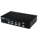 StarTech.com Switch Conmutador DVI de 4 Puertos con Audio y Hub USB 2.0