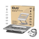 CLUB3D Adjustable Aluminium Laptop Stand with USB-C® Hub