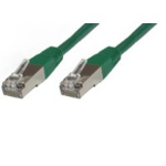 Microconnect Rj-45/Rj-45 Cat6 0.5m networking cable Green F/UTP (FTP)
