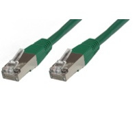 Image of Microconnect Rj-45/Rj-45 Cat6 0.5m networking cable Green F/UTP (FTP)