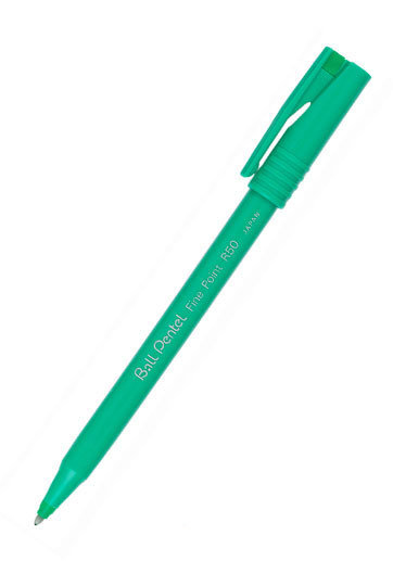 Pentel R50 Clip-on retractable pen Green 1 pc(s)