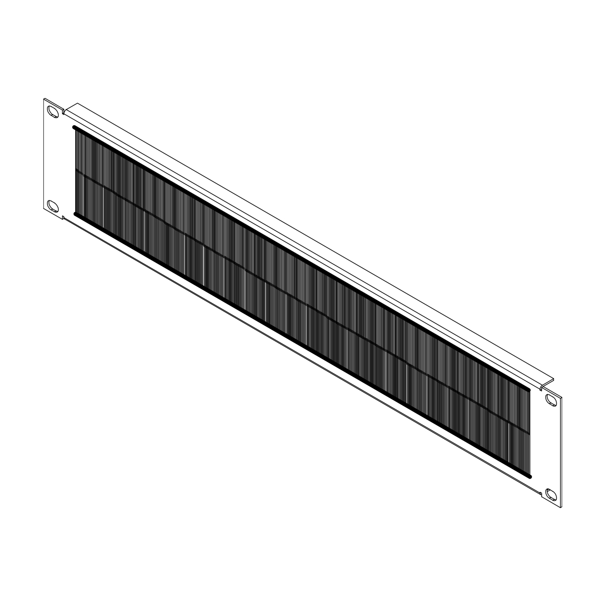 Vertiv 350FP19BG rack accessory Filler panel