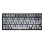 CHERRY KW 300W MX keyboard Home USB + Bluetooth AZERTY French Black, Copper, Grey