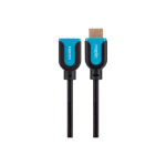 Maplin HDMI Male to HDMI Female 4K Ultra HD Extension Cable - Black - 1.5m