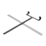 Neat BARPRO-SCREENMOUNT-VERTICALBAR accessoire voor videoconferenties Cameramontage Zwart