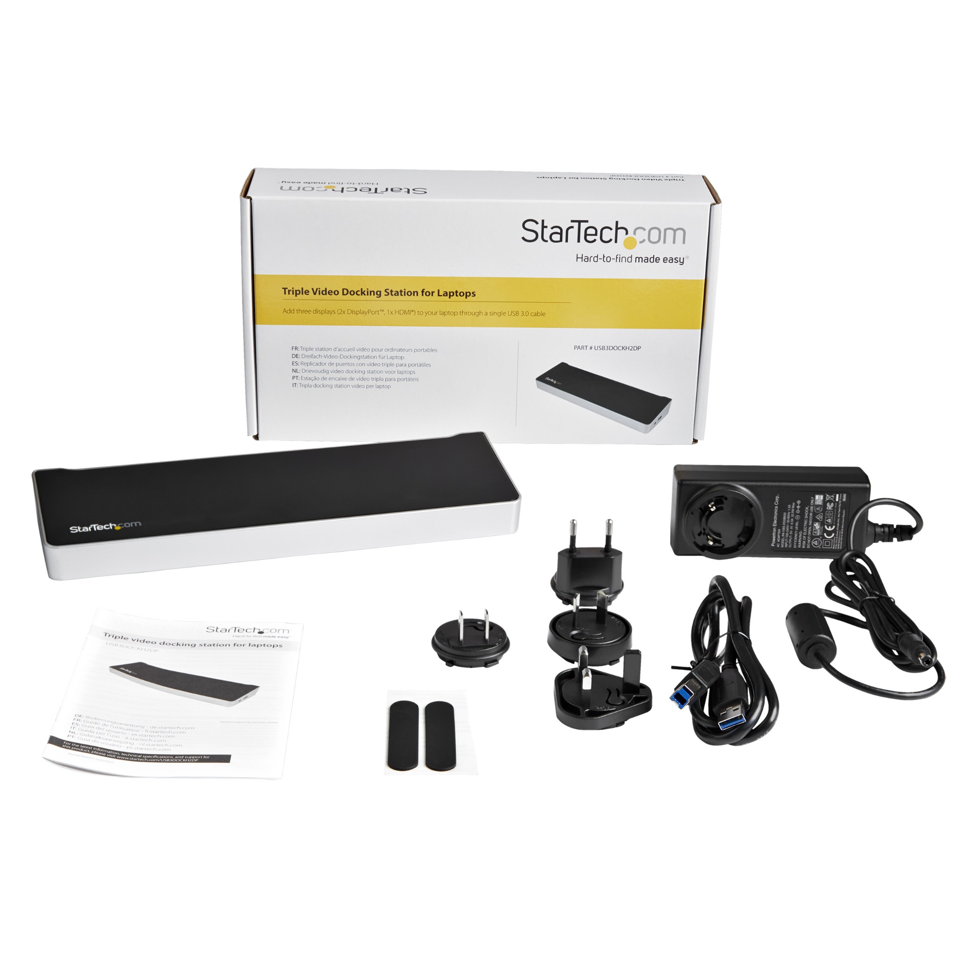 StarTech-com-Triple-Monitor-USB-3-0-Docking-Station---1x-HDMI---2x-DisplayPort