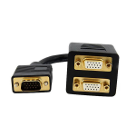 StarTech.com 30 cm VGA to 2x VGA Video Splitter Cable - M/F