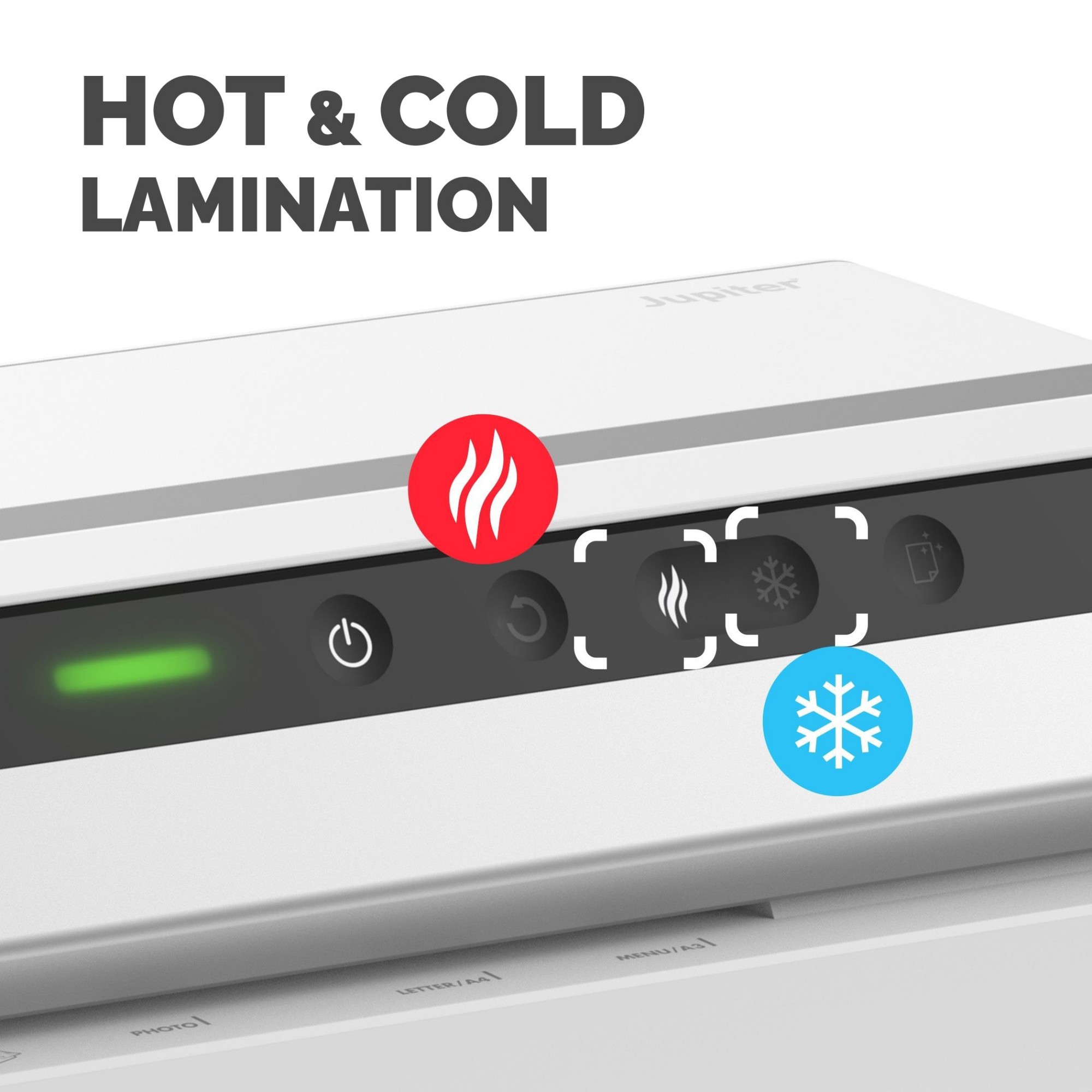 Fellowes A3 Laminator Machine Jupiter A3 Laminating Machine 80 to 250 Micron 10 A4 Laminating Pouch Starter Pack Included White