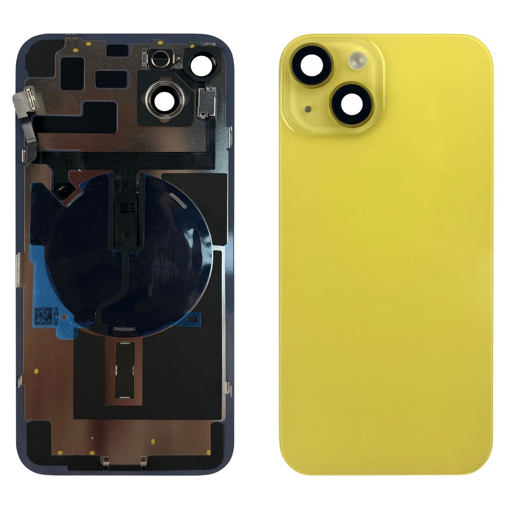 EU Product - iPhone 14 Plus Back Cover with Small Parts (No Logo) - Yellow thumbnail