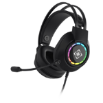 Deltaco Gaming GAM-168 headphones/headset Wired Head-band USB Type-A Black