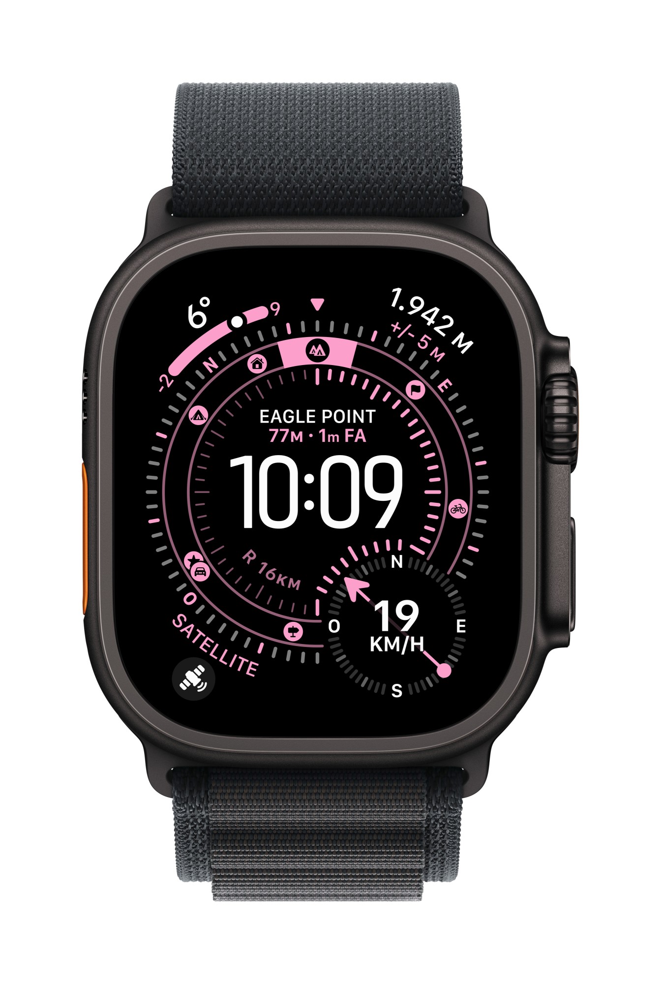 Apple MG9G4ZM/A Smart Wearable Accessories Band Black Titanium. Polyes