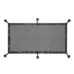 LogiLink Cable management net, 69x34cm, polyester, black