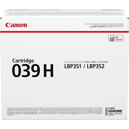 Image of Canon 0288C002/039H Toner cartridge black Contract, 25K pages for...