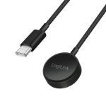 LogiLink Wireless charger for Samsung watch, black, 1 m