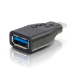 C2G USB 3.0 (USB 3.2 Gen 1) USB-C® to USB-A Adapter Converter M/F - Black