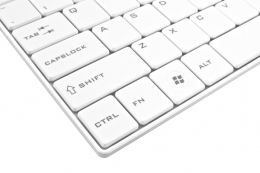 Esperanza EK122W tangentbord RF Trådlös QWERTY Mus inkluderad Vit