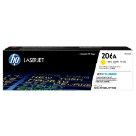 HP 206A YELLOW LASERJET TONER CARTRIDGE 1250 PAGES
