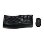 Microsoft Sculpt Comfort Desktop keyboard Mouse included RF Wireless QWERTZ German Black