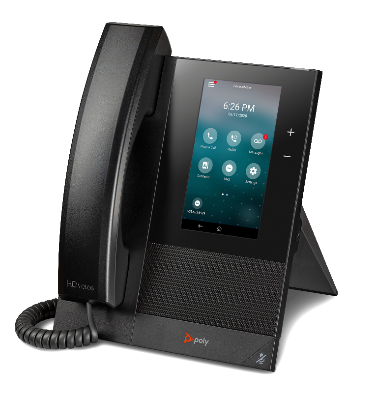 Poly CCX 400 Business Media Phone - Professionelles Bürotelefon In Schwarz
