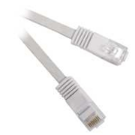 Microconnect Cat6 UTP UltraFlat Cable - 1m networking cable White U/UTP (UTP)