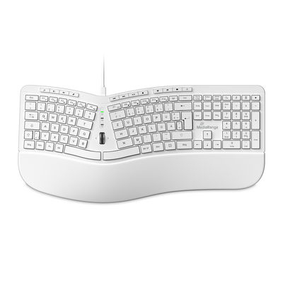 MediaRange MROS272 keyboard Office USB QWERTZ German White