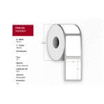 Capture 35000803 printer label White