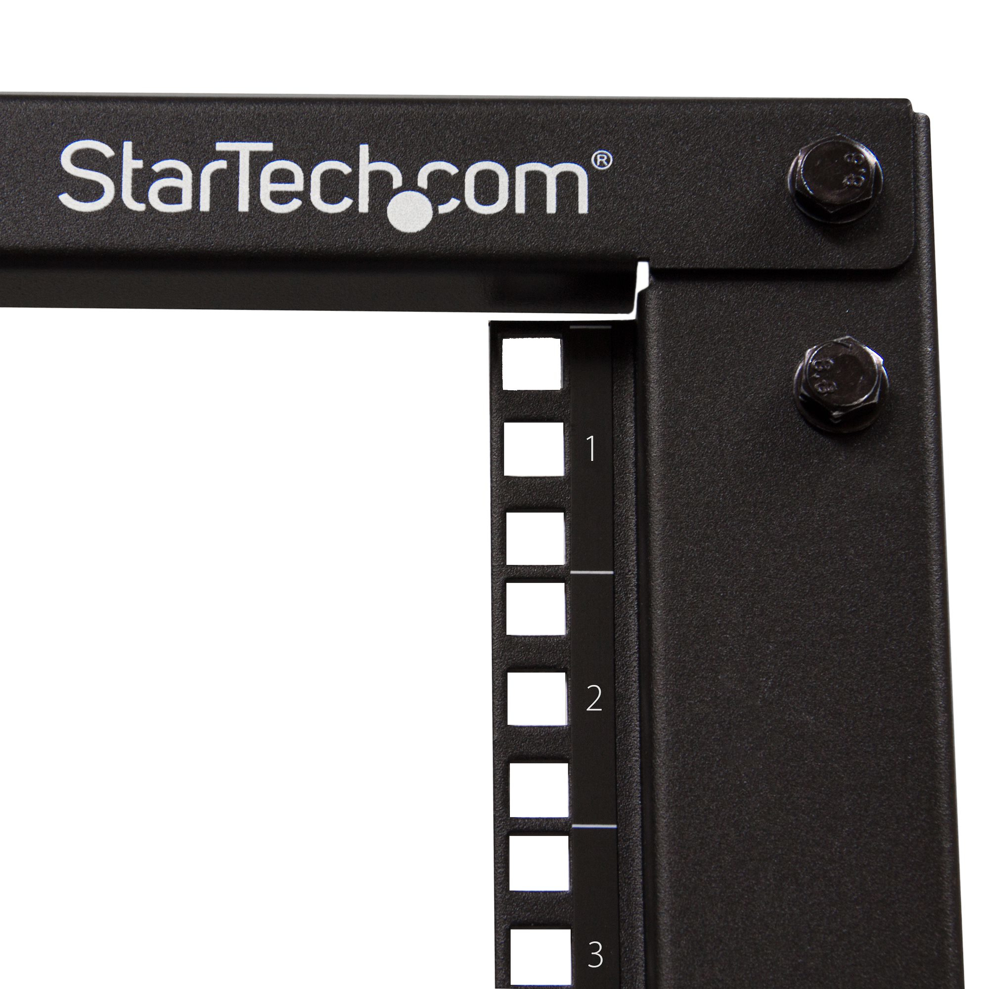 StarTech.com 12U Adjustable Depth Open Frame 4 Post Server Rack w/ Casters / Levelers and Cable Management Hooks