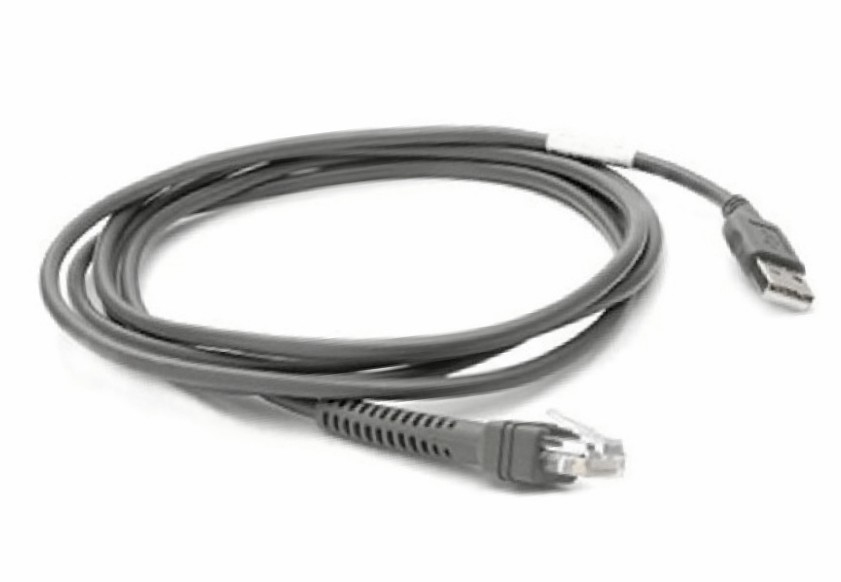 Image of Zebra CBA-U21-S07ZBR serial cable Black 2.1 m USB EAS