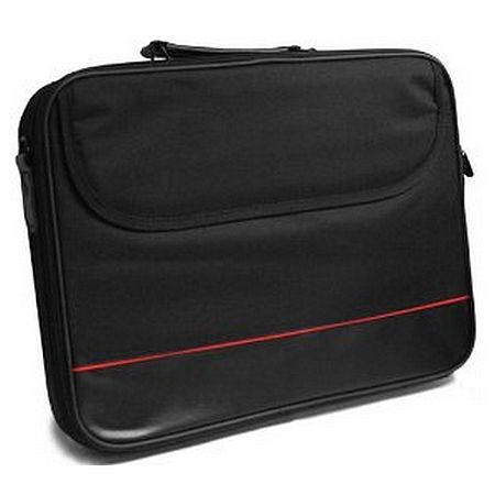 Image of Spire 15.6" Laptop Carry Case Black with front Storage Pocket