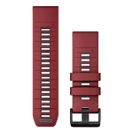 Garmin QuickFit Band Graphite, Red Silicone