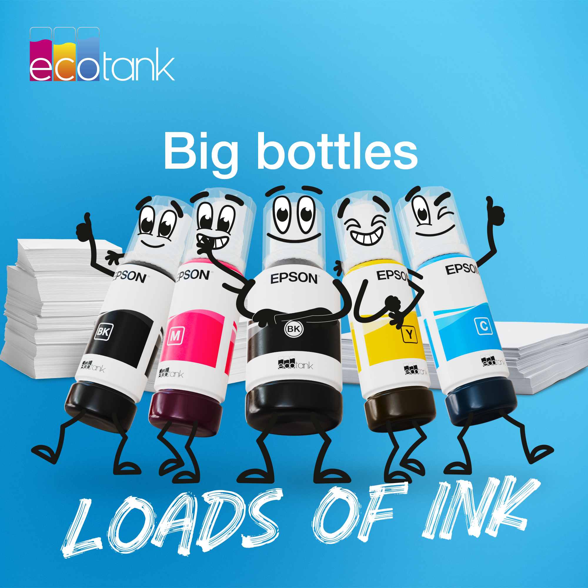 Epson 106 EcoTank Ink Bottle Cyan C13T00R240