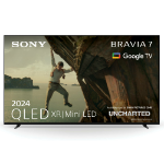 Sony BRAVIA 7 QLED (XR l Mini LED) 55 Inch 4K HDR Google Smart TV (2024) | Gaming Features for PlayStation 5, IMAX Enhanced, Dolby Vision Atmos, Chromecast, AirPlay, 120Hz